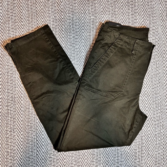 KUT from the Kloth | Ankle Straight Leg Pants in Green | Sz 12 - Picture 2 of 11